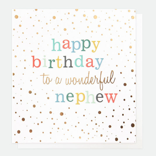 Happy Birthday Nephew Greetings Card
