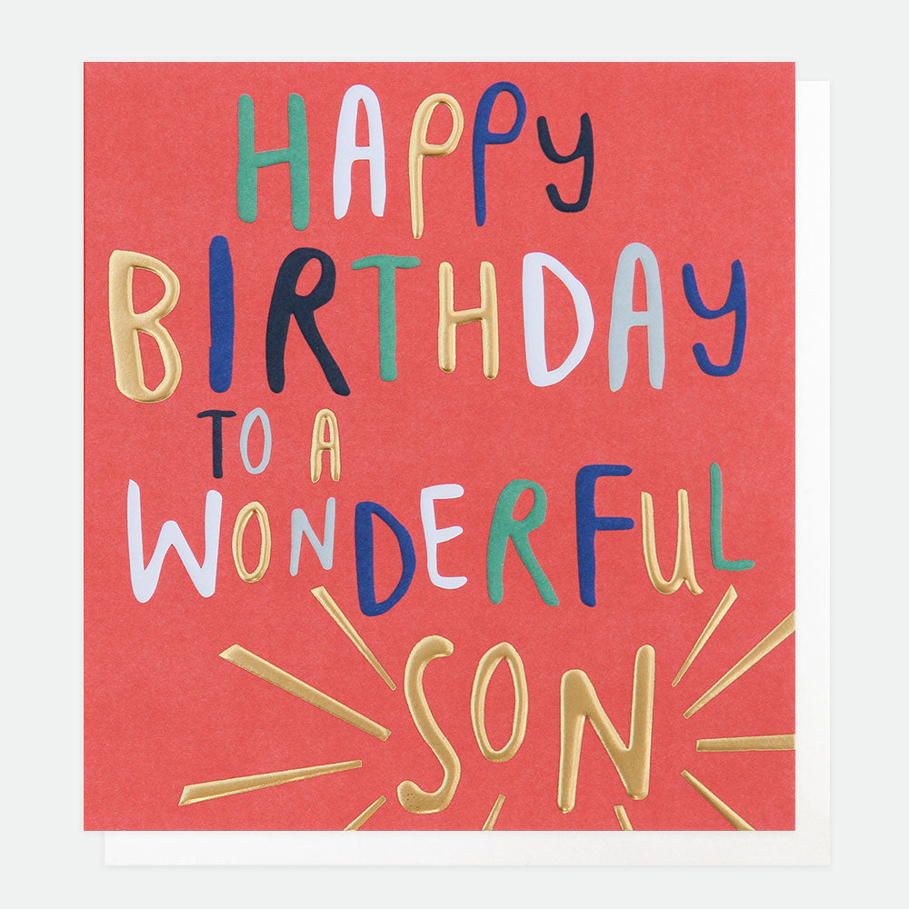 Son Birthday Greetings Card