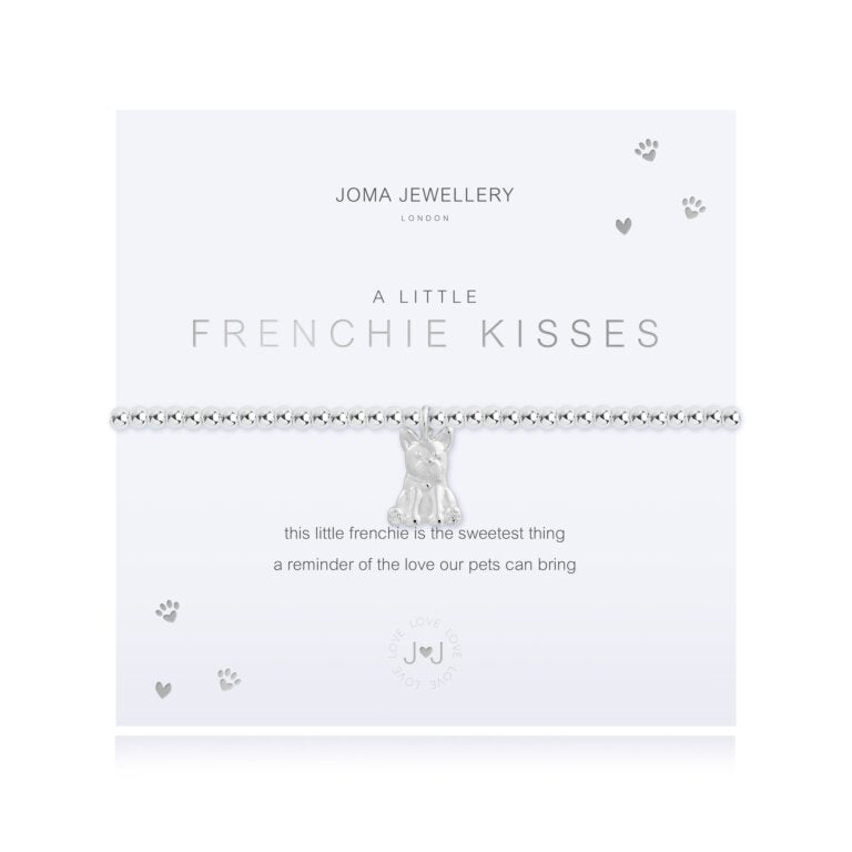 A Little Frenchie Kisses Silver Joma Bracelet