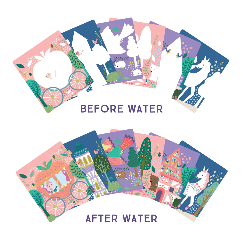 Magic Colour Changing Water colouring Pad- Fairytale