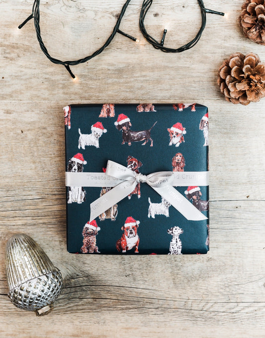 Christmas Flat Wrap Dogs