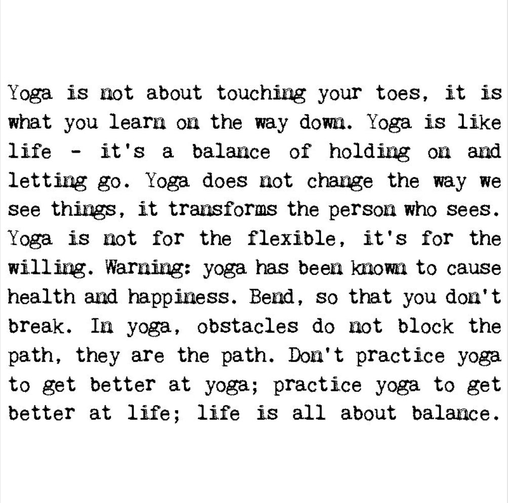 Yoga Enthusiast Vintage Words Quotes Mug