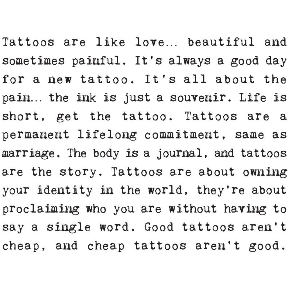 Tattoo Enthusiast Vintage Words Quotes Mug