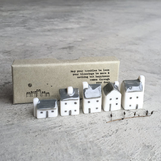Porcelain Miniature Street In A Box