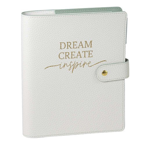Dream, Create, Inspire Luxury Vegan Planner / Notebook A5