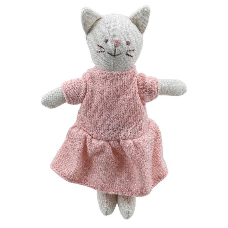 Wilberry Collectables Cat In Pink Dress
