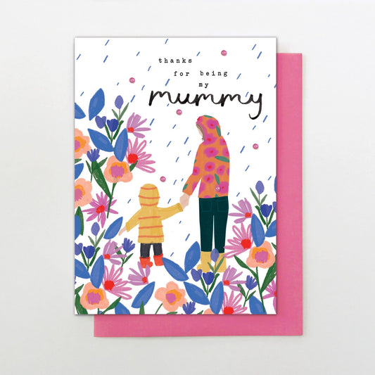 Mother’s Day Thanks Mummy Greeting Card