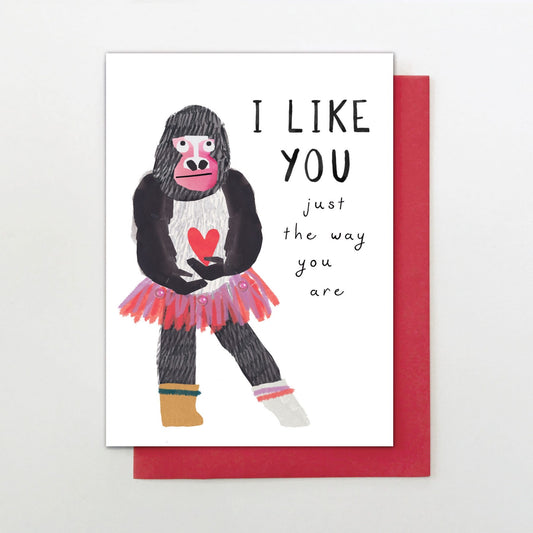 Valentine’s Day I Like You Greeting Card