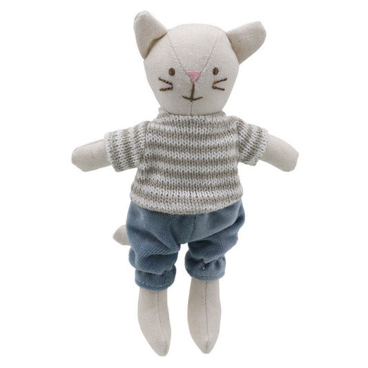 Wilberry Collectables Cat In Grey Jumper