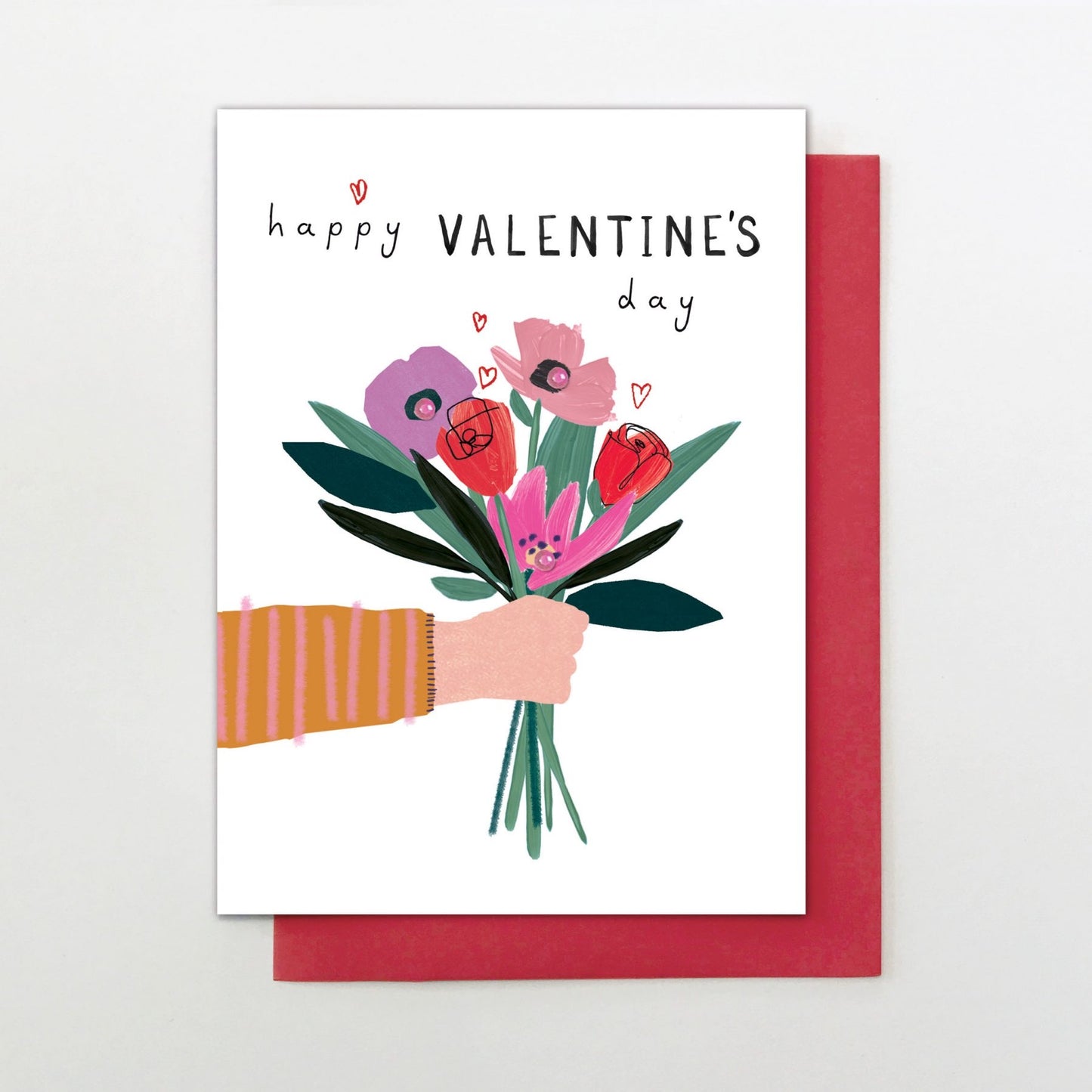 Valentine’s Day Flowers Greeting Card