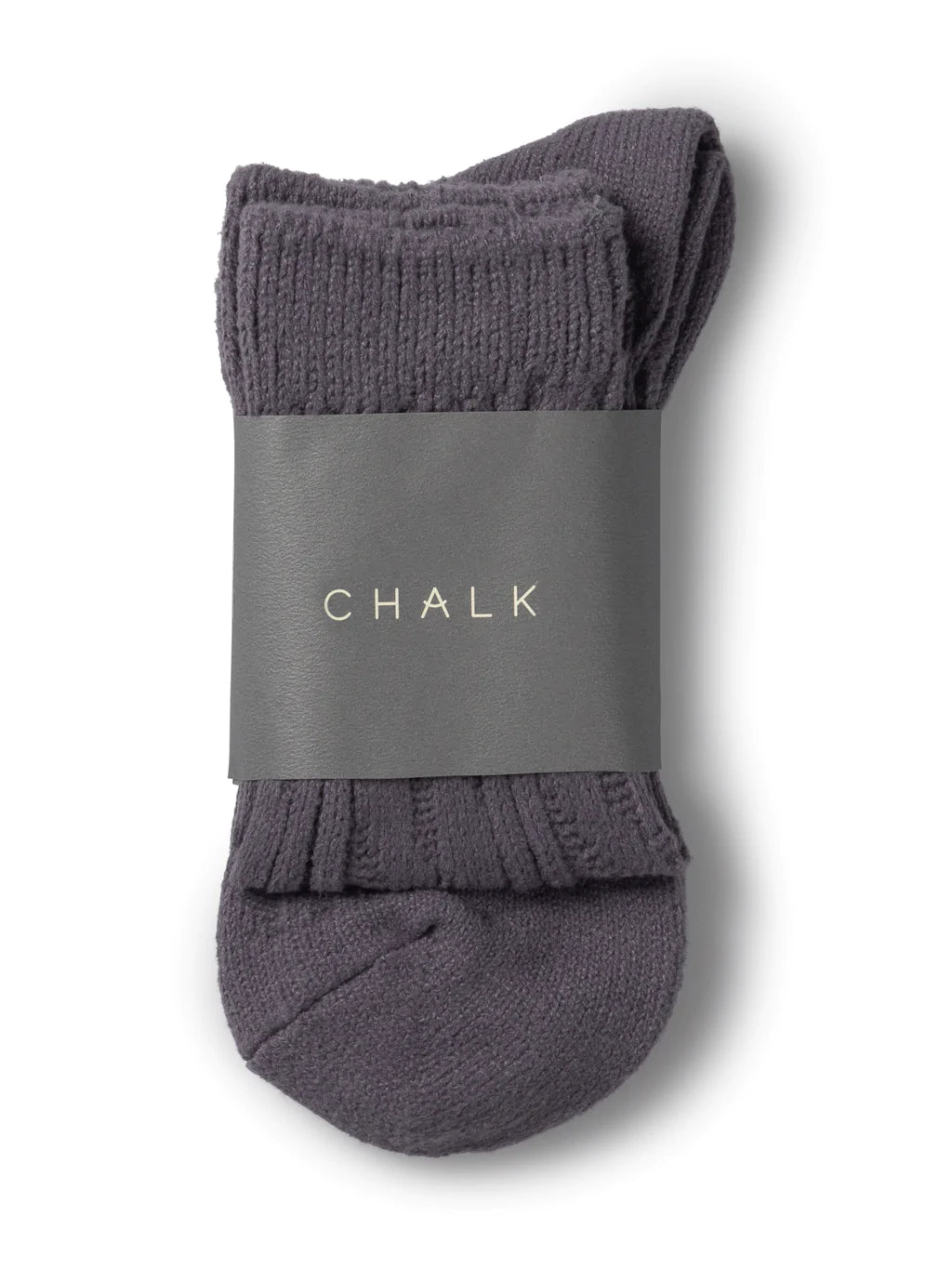 Charcoal Cosy Cable Socks