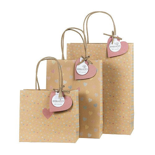 Hearts Gift Bags - Assorted Sizes