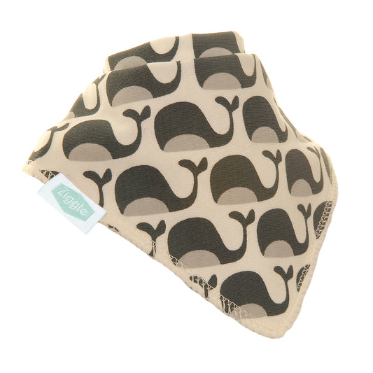 Grey Whales Bandanna Bib