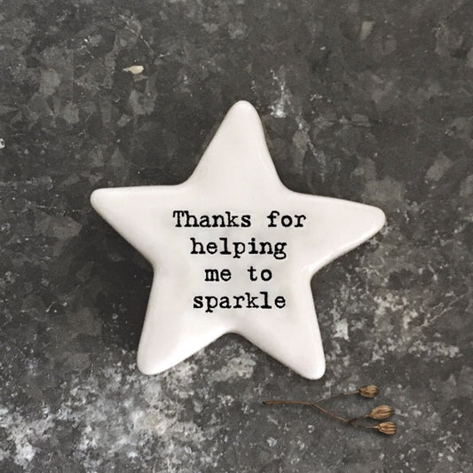 Porcelain Star Token Sparkle