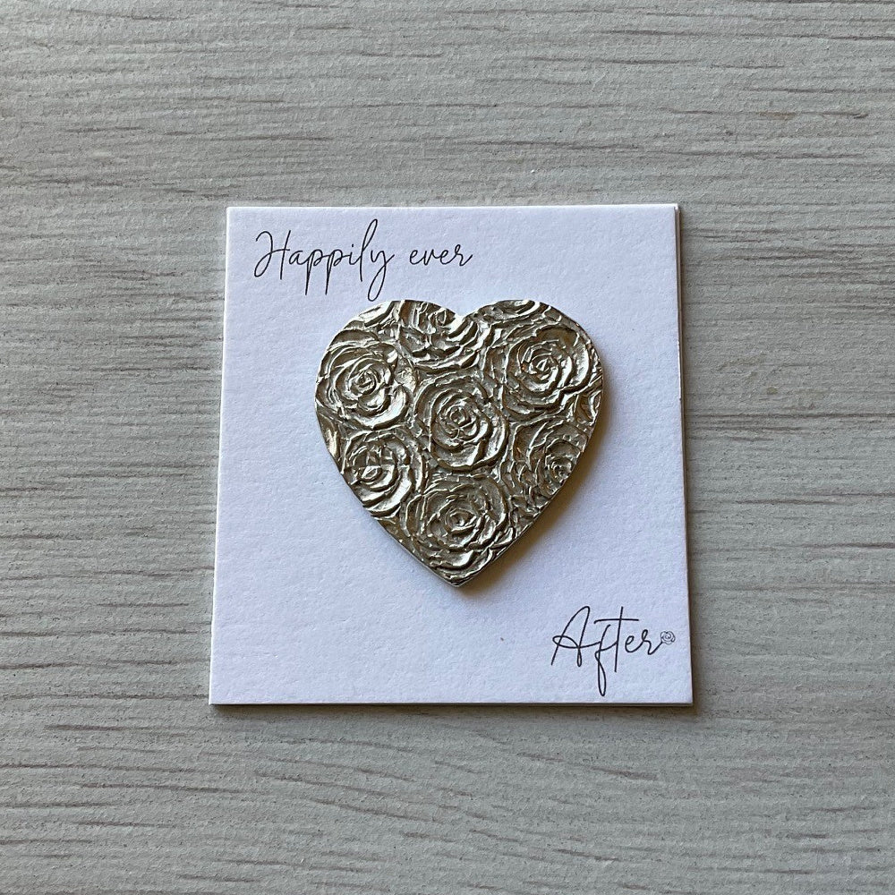 Wedding Day Happily Ever After Heart Token
