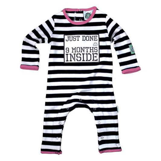 Nine Months Organic Cotton Baby Grow Pink