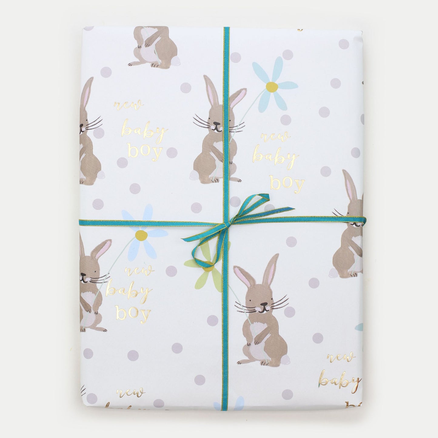 Baby Girl Bunny Gift Wrap