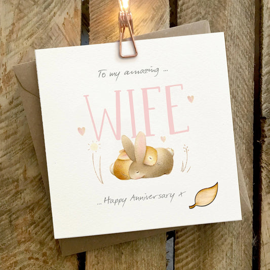 Anniversary Wife Greetings Card