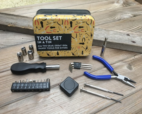 Tool Set In A Tin