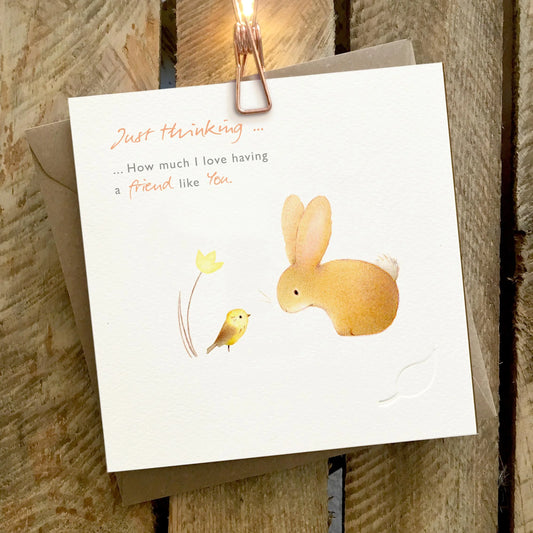 Just Thinking Greetings Card